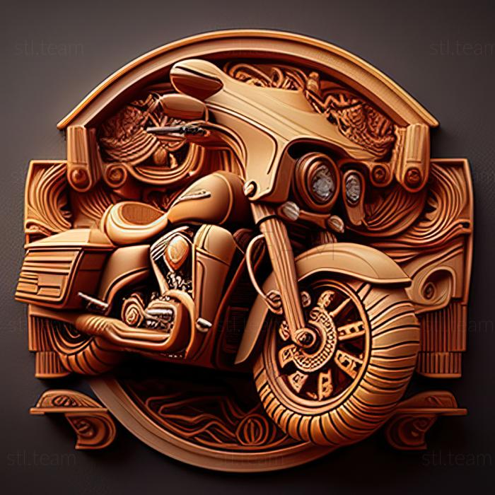 3D модель Harley Davidson CVO Tri Glide (STL)